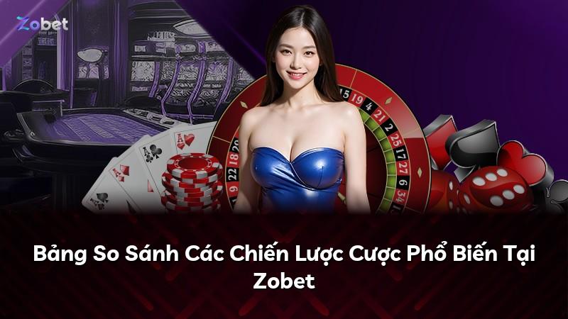 Bảng So Sánh Các Chiến Lược Cược Phổ Biến Tại Zobet