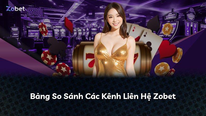 Bảng So Sánh Các Kênh Liên Hệ Zobet