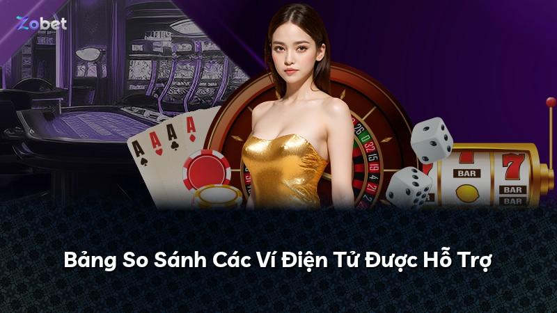 Bảng So Sánh Các Ví Điện Tử Được Hỗ Trợ