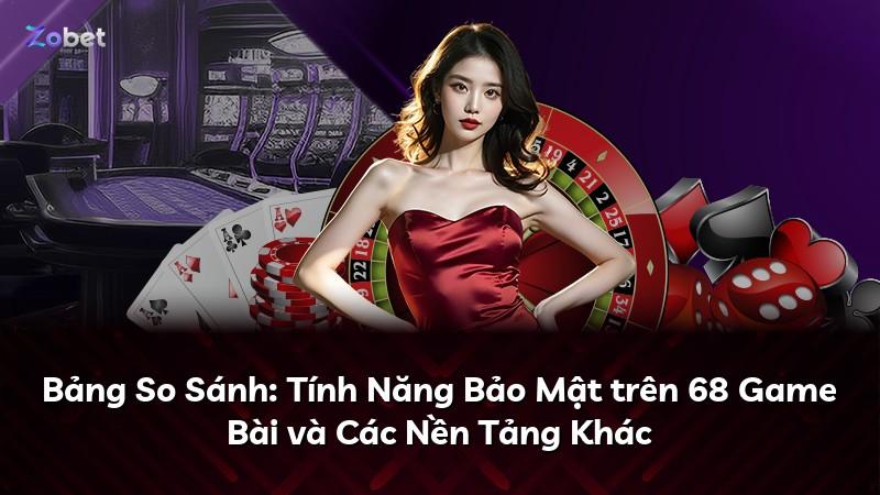 Bảng So Sánh: Tính Năng Bảo Mật trên 68 Game Bài và Các Nền Tảng Khác