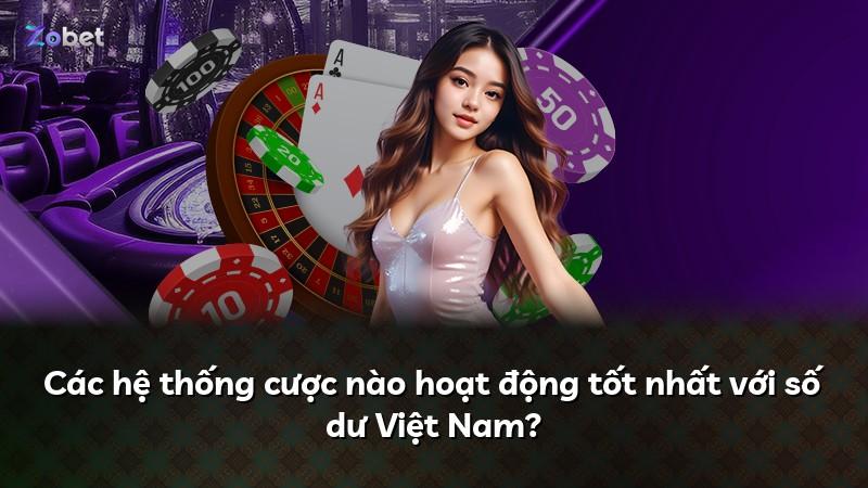 Các hệ thống cược nào hoạt động tốt nhất với số dư Việt Nam?